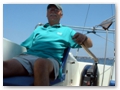 Andy on board Grog, 2003