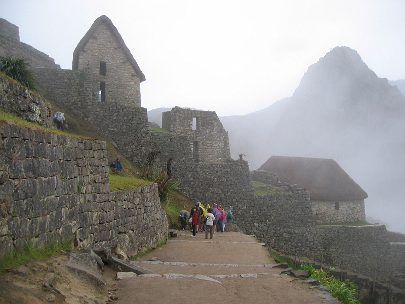0806110007.JPG - Day 5, Wednesday, June 11, our first glimpse of Machu Picchu