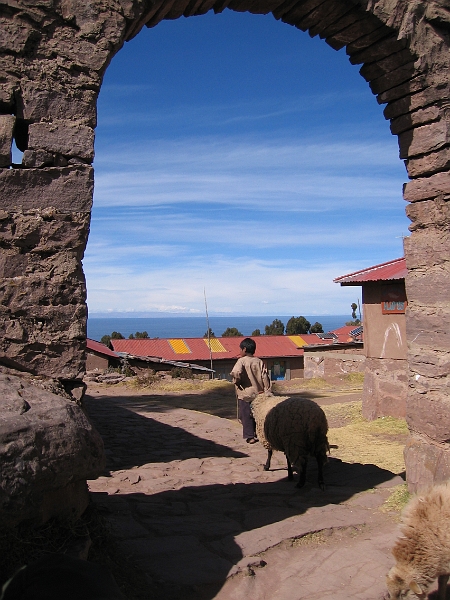 0806150035.JPG - Day 9, Sunday, June 15. Taquile Island, Lake Titicaca.